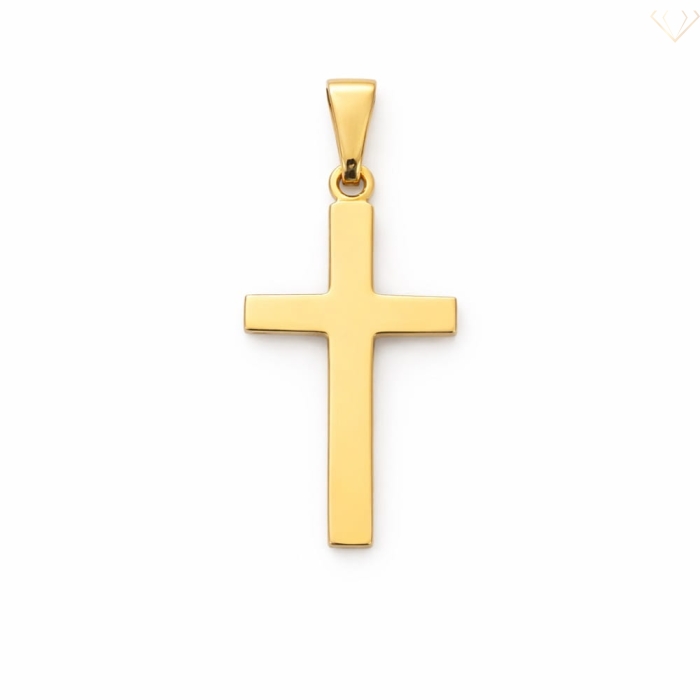 Klasyczny Krzyżyk Pozłacany – Srebro Najwyższej Próby 925 Susetti