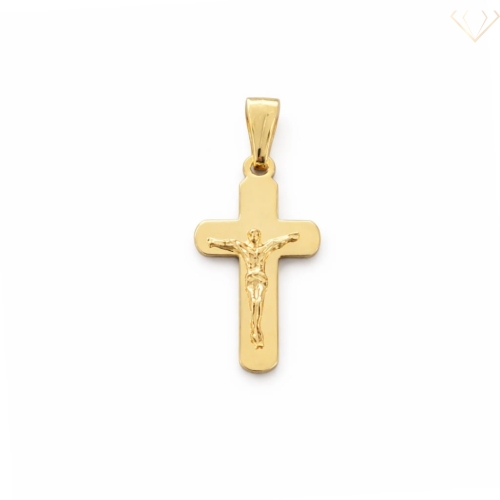 Srebrny wisiorek pozłacany pr. 925 z wizerunkiem Pana Jezusa 