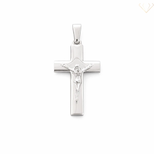 Srebrny krzyżyk pr.925 z wizerunkiem Chrystusa