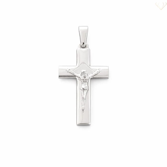 Srebrny krzyżyk pr.925 z wizerunkiem Chrystusa