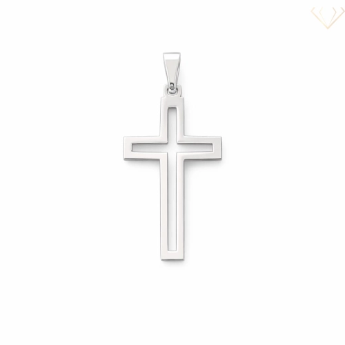 Srebrny krzyżyk  próby 925 Ażurowy 