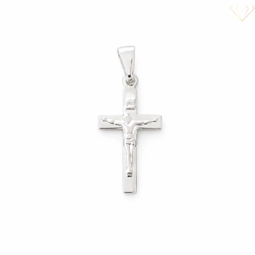 Srebrny krzyżyk pr.925 z wizerunkiem Chrystusa